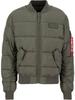 Winter Jacket Alpha Industries MA-1 Puffer Bomber (138116) Dark Olive