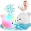 Whale Water Spray Bath Toy With Led Lights For Safe And Fun Bath Time