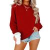 Tuta Comoda Casual alla Moda da Donna con Felpa a Manica Lunga e Girocollo