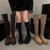 Boots Boots Women's Autumn New Skinny Versatile Retro Thick Skinny Boots
