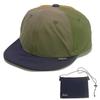 Cotton and Nylon Cap with Adjustable Cotton [Be Proof] Water-repellent 6-panel Pouch, Water-repellent, Foldable, Size,