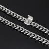 Stainless Steel Mens Curb Cuban Link Chain Width 8-14mm Miami Necklace No Tarnish& Durable Hip Hop Jewelry