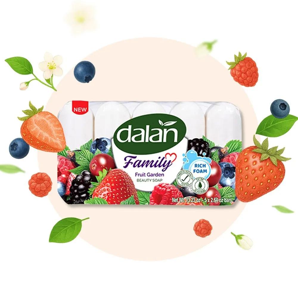 Dalan Family Fruit Garden Beauty Soap 75g 5-Pack