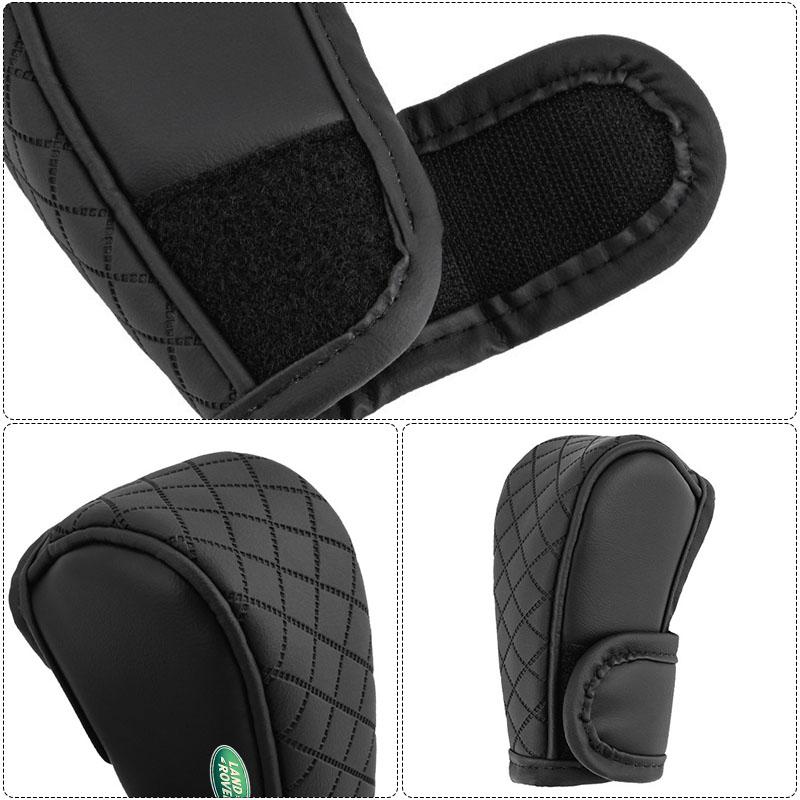 Kožený Protiskluzový Odolný proti opotřebení Kryt rukojeti řadicí páky do auta Styling auta pro Land Rover SVR Discovery Freelander 3 SVR L320 L330 Evoque Defender Range Rover