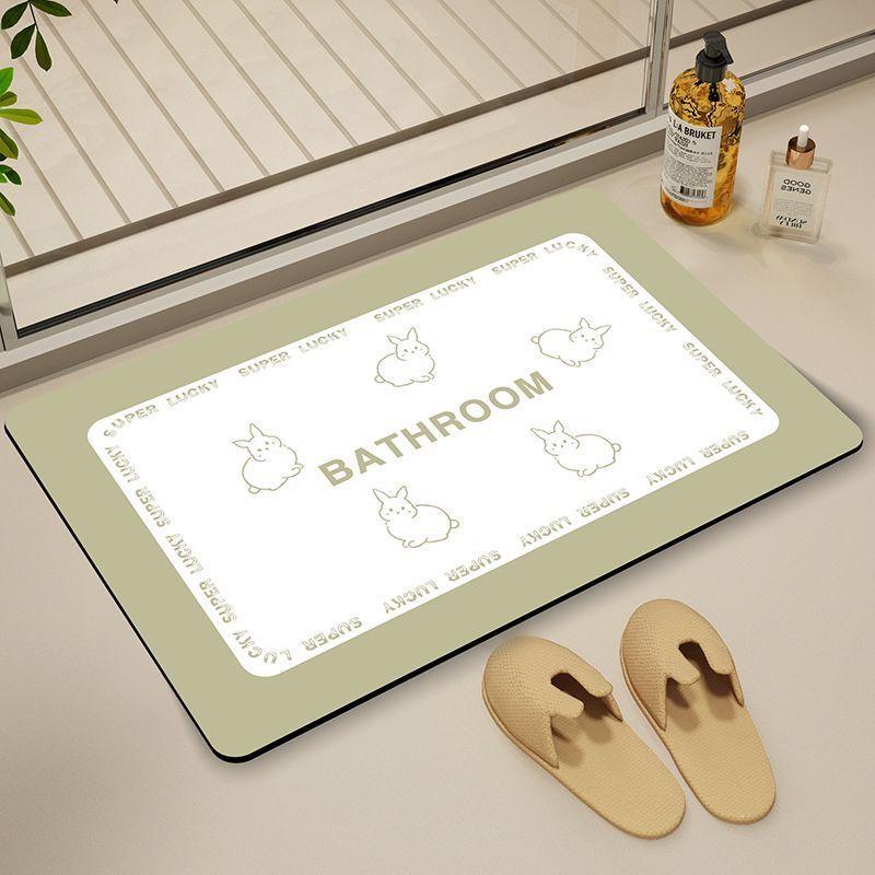 

Впитывающий коврик для ванной из диатомовой земли, быстросохнущий и противоскользящий коврик для ног, ковер для ванной, бытовой коврик для ног 40X60cm 15.7X23.6in
