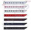 1Pc 3D Metal BLACK WING Badge Rear Trunk Emblem Decal Auto Body Door Fender Logo Tailgate Car Stickers Styling Accessories