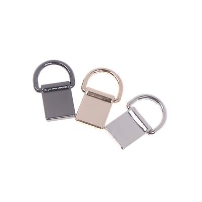2 Stück Metall D-Ring Tasche Seitenverbinder Schnallen mit Schrauben Handtasche Lederband Griff Kette Haken Verschluss Diy Bastelzubehör