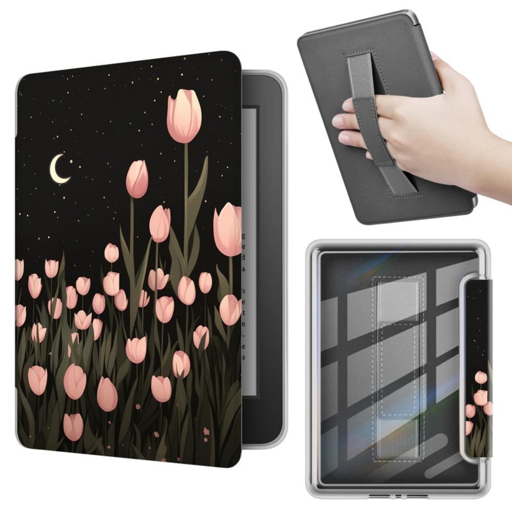 Hand Support 6 inch e-Reader Case Acrylic Shockproof Smart Cover Leather Auto Wake/Sleep for Kindle 2025/2025 11th Generation