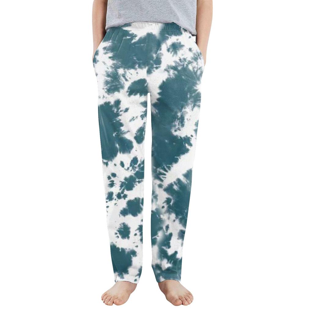 Kids' Casual Pants - Solid Color Sport Pants With Pockets