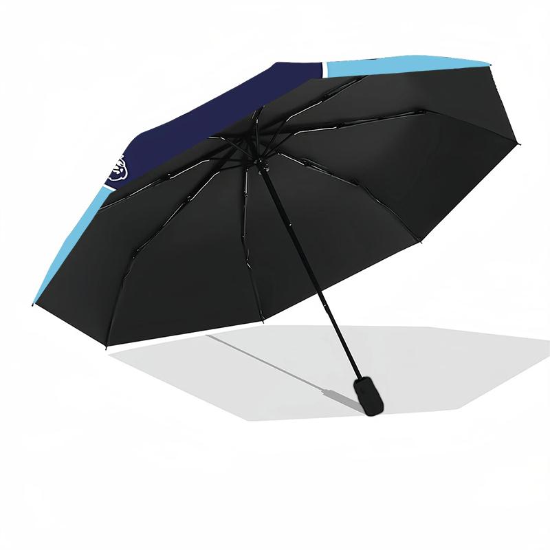 1pc Sturdy 8-Bone Auto Umbrella, Manchester United Manchester City Umbrella, Digital Printed, Foldable Umbrella for On-the-Go Outdoor Use
