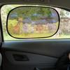 Car Window Shades Cartoon Static Cling Car Window Shades Reusable Glare Blocker Shield Protection Windshield Covers For Driving