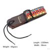 Vintage Stripy Design Leather Ends Guitar/Bass Strap for Ukulele Banjo Parts