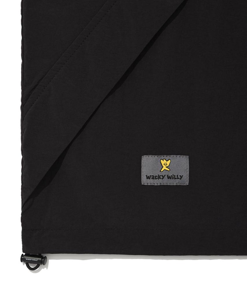 Wacky Willy Half Sleeve Anorak Jumper Black