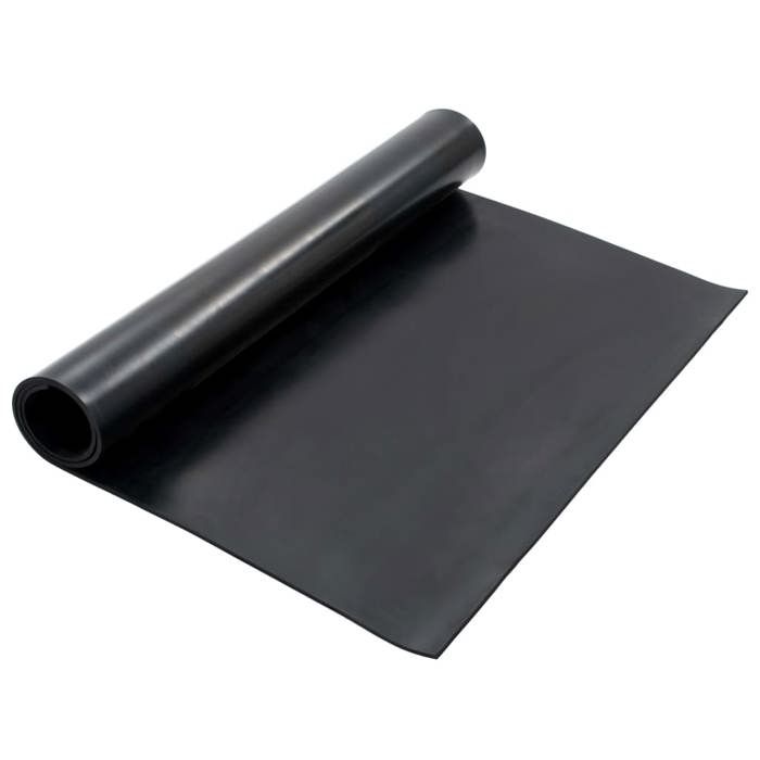 VidaXL Tapis Revêtement de Sol Intérieur Maison Garage Bureau Atelier Salle de Sport Caoutchouc Antidérapant 1,2x2 m 8 mm 143963