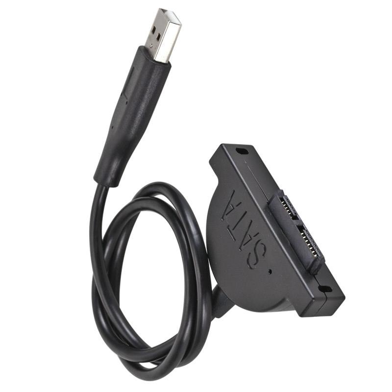 Sata To Usb Adapter Converter Cable 13p For Laptop Odd Cd Dvd Optical Drive