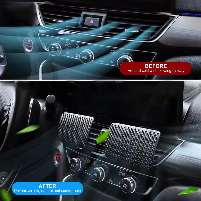 SEAMETAL Car Air Conditioner Vent Ventilation Cover Car Air Freshener Car Accessories