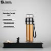 Shuanghan Double-Wall Borosilicate Glass Tea Tumbler with Infuser