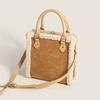 Sac à main en velours d'agneau pour femmes, nouvelle mode Simple, automne et hiver, sac à bandoulière