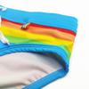 Pride Stripe Bikini Rainbow Men's Brief Sexy Swimsuit for Men Surfing Swimwear Low-Rise