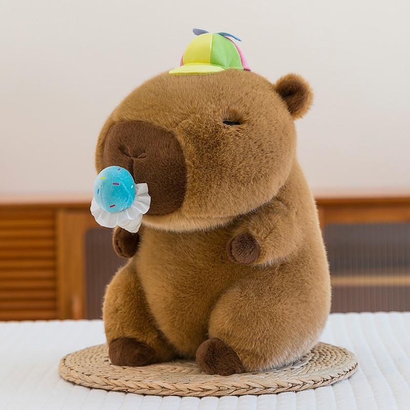 Capybara Cream Ice Coconut Juice Design Doll Animal Plush Toy Gift Birthday
