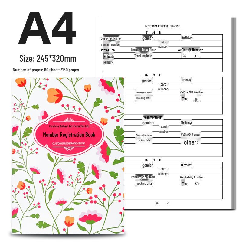 Beauty Salon & Barber Client Info Book: Nail Art, Eyelash Extensions.