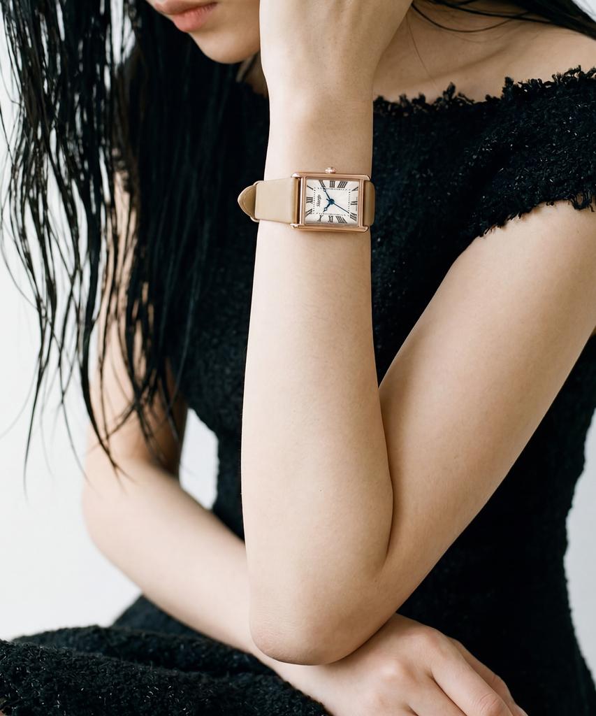 Sialeugo Sg-010S-Rp Fennel Collection Women'S Leather Wristwatch