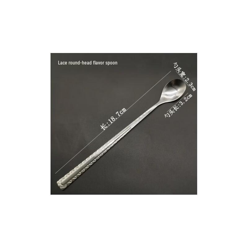 Likaide Stainless Steel Round Head Serving Spoon