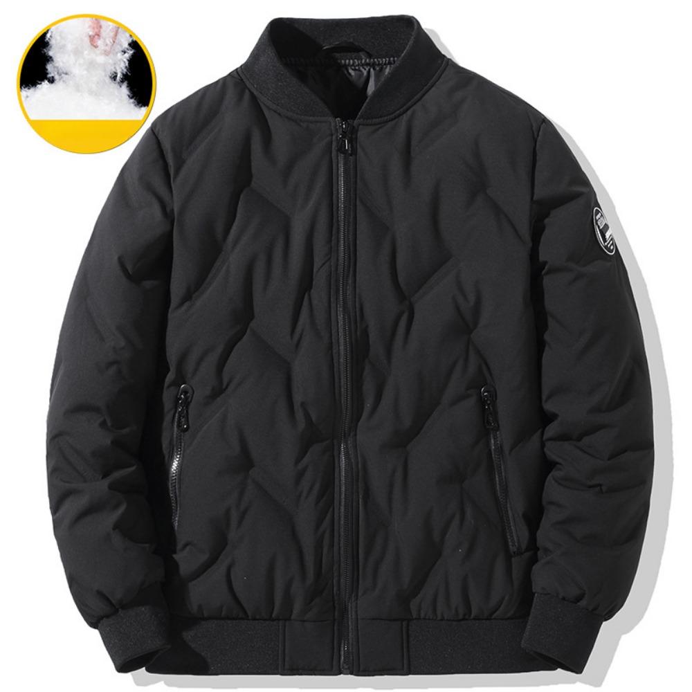 Autumn and winter new men's down jacket thickened warm stand-up collar versatile men's and women's same style
