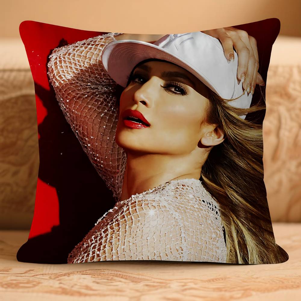 Jennifer-R Jlo LopezS Pillow Case Removable Washable Cushion Cover – All-Season Soft Linen