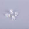 100Pack Clear RJ45 Cat6 Connectors, 8P8C Passes Through Ends For UTP Cabling 24-26AWG Networking Wire Replacement