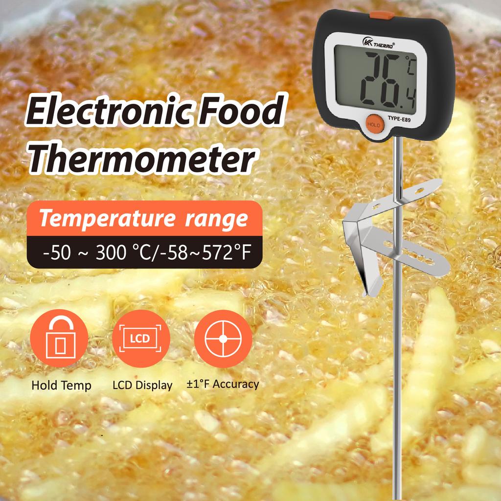 Kitchen Digital Food Thermometer Meat Cake Milk BBQ Cooking Household Thermometer Probe Gauge Electronic Oven Tool