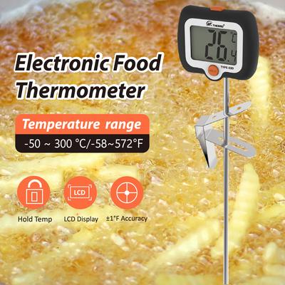 Termometro Digitale da Cucina per Alimenti Carne Torta Latte BBQ Cottura Domestico Termometro Sonda Calibro Strumento Elettronico da Forno