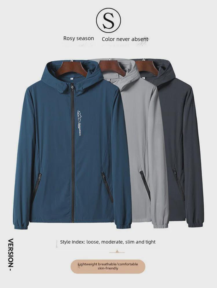 Men's Summer Breathable UV-Protection Hooded Fishing Jacket