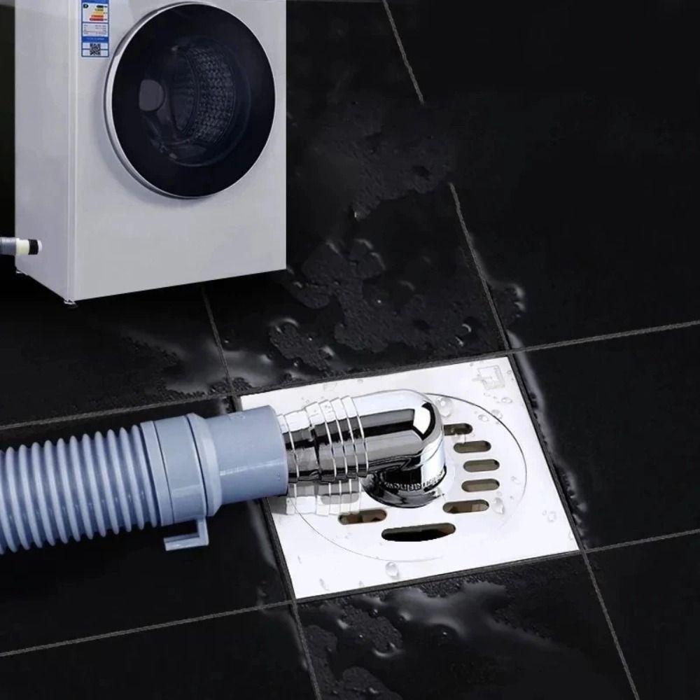 Stainless Steel Floor Drain Cover Odor Prevention Pipe Connector Drainer Sewer Pipe Joint  Bathroom