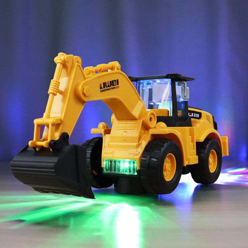 Digdance - Digdance Musical Excavator With Lights & Motion, Dig Dance Excavator, 2-7 Toddler Toys Digger Truck