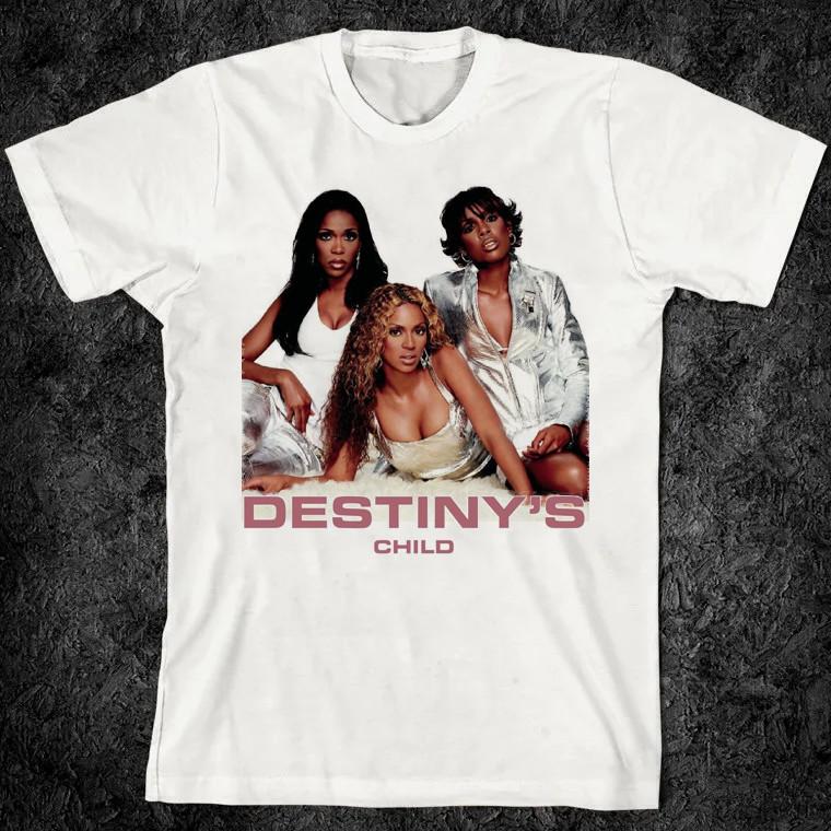 Destiny s Child Band Members White Cotton Short Sleeve Full Size Shirt BT155 Unisex T-Shirt XXXL