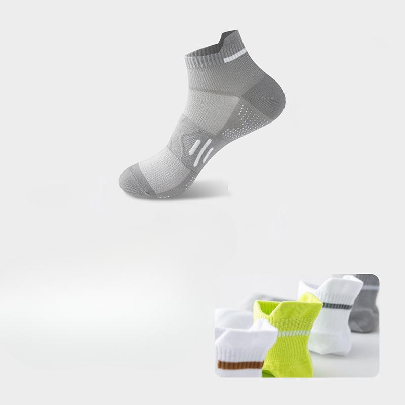 

Мужские летние тонкие сетчатые дышащие короткие носки, мужские носки для бега, мужские низкие носки, противоскользящие и несъемные 1 pair
