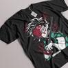 Tanjiro T-Shirt Demon Slayer Kimetsu No Yaiba Nezuko Shirt Zenitsu Black Shirt Unisex T-Shirt