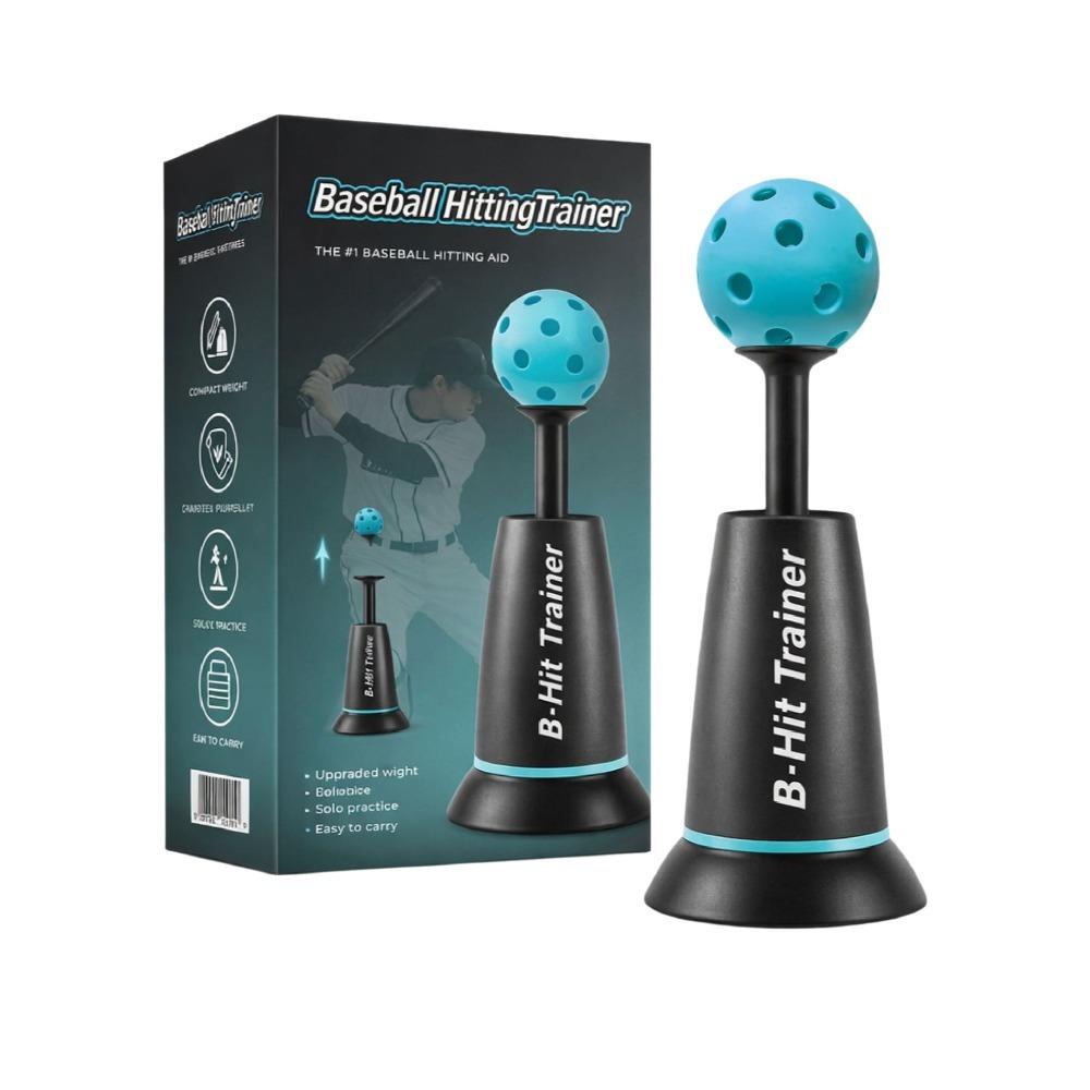 Auto Pop Up Sports Tee Popper Hands-Free Batting Tee Professional Pitching Machine Solo Practice 1 Ball
