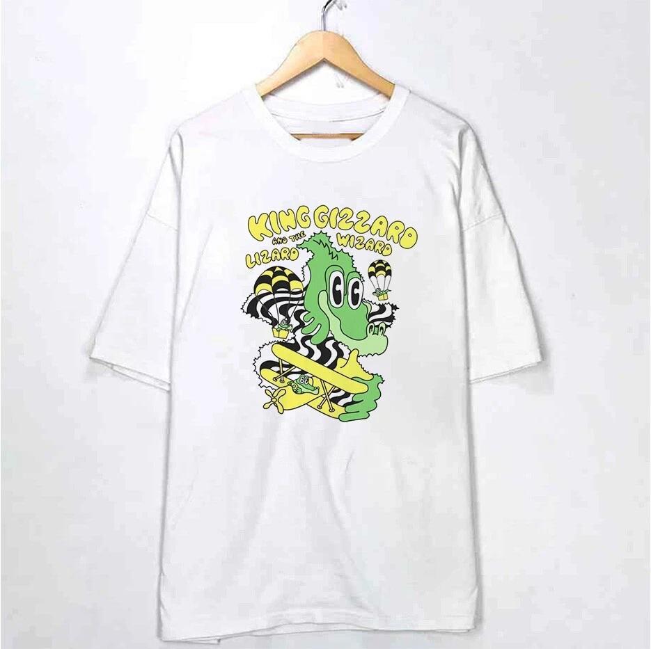 Men's and Women's T-shirts Rare King Gizzard And The Lizard Wizard Tee Short Sleeve Men S-5XL Tee