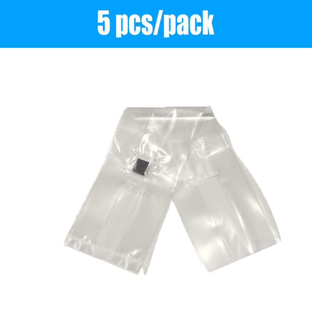 5pcs Mushroom Spawn Grow Bag W/Self-Healing Injection Port Filter Patch Autoclaving Substrate Mushroom Spawn Bag