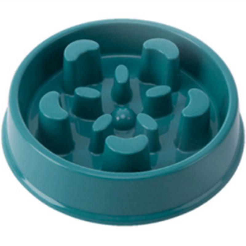 Pet Slow Eating Dog Bowl Slow Feeder Dog Food Bowl Hard Plastic Dog Slow Feeder Cat Pet Feeder Non Slip Anti Gulping Feeder Bowl