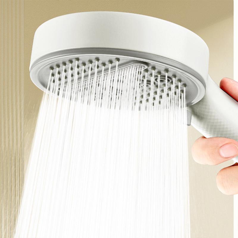 Pressurized 12cm Five-speed Large Panel Filter Shower Head Handheld Home Bathroom Shower Shower Head Set
