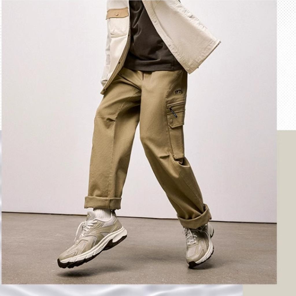 Anta 2003 Comfortable Versatile Trendy Retro Shock Absorbing Non-Slip Wear-Resistant Low-Top Casual Running Shoes Men Sneaker Brown 912515504-3