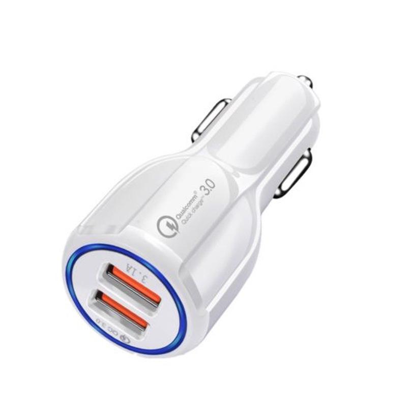 Bowling 3.1A & QC3.0 Dual USB Fast Car Charger for Basic Models