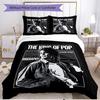 3pcs Duvet Cover Set (1*Duvet Cover + 2*Pillowcase, Without Core), Michael Jackson Print Soft All‑Season Bedding Set, Home Bedroom Decor Gift