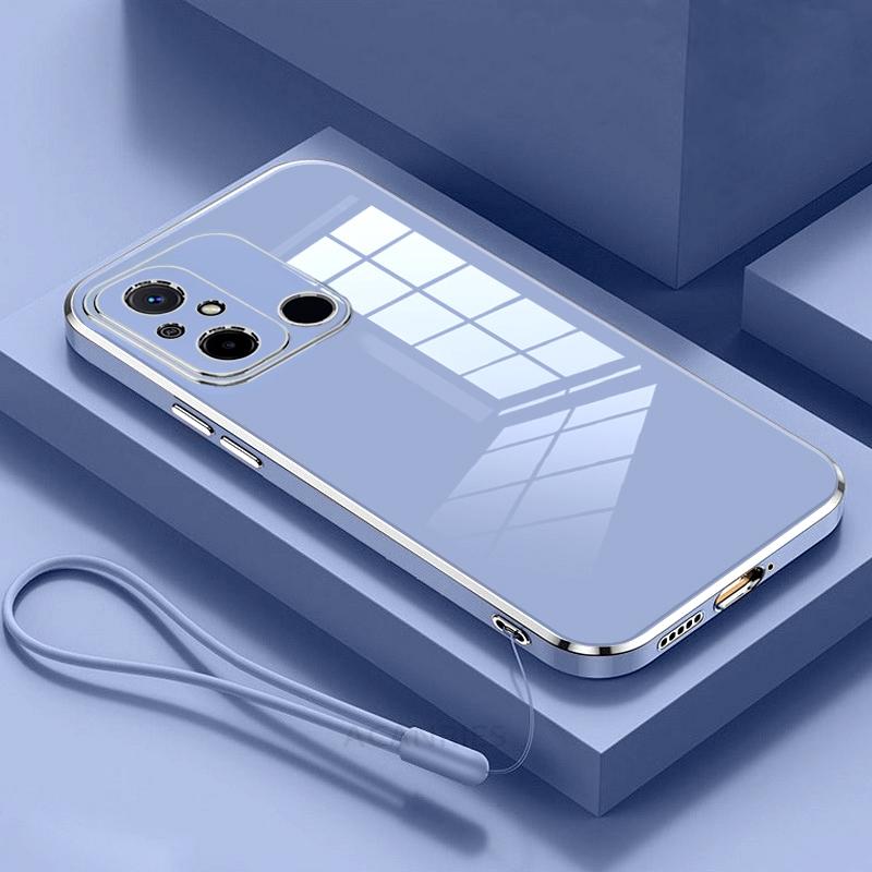 

Redmi12c Роскошный чехол-ремешок из силикона для Xiaomi Redmi 12 12c 13 13c 10 10a 10c 9 9a 9c A3 4g A1 A2 Plus Мягкий чехол Redmi 12C