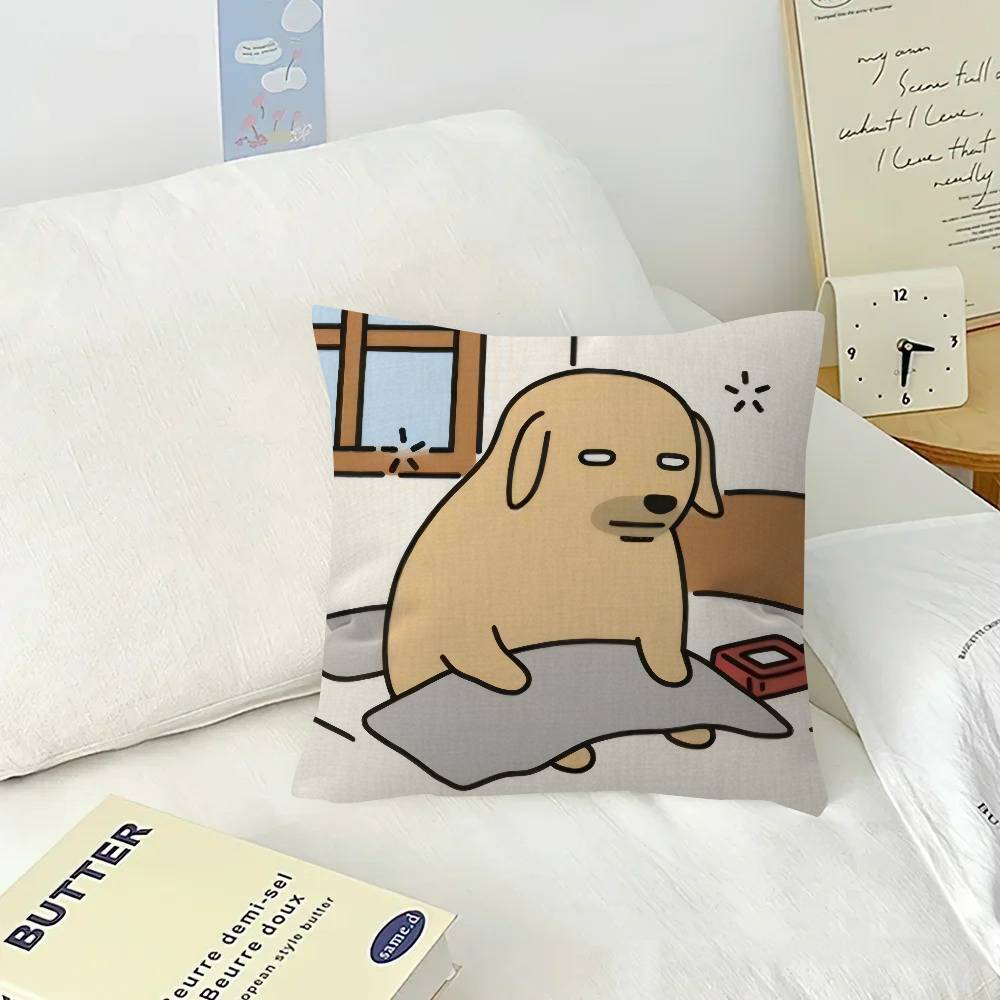 Funny anime meme nnudaeng dog  Pillow Gift Home Office Decoration Pillow Bedroom Sofa Car Cushion CoverPillow Case