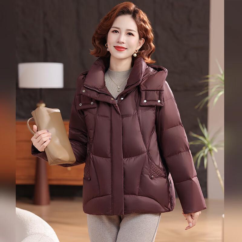Women's Winter Hooded Short Down Jacket