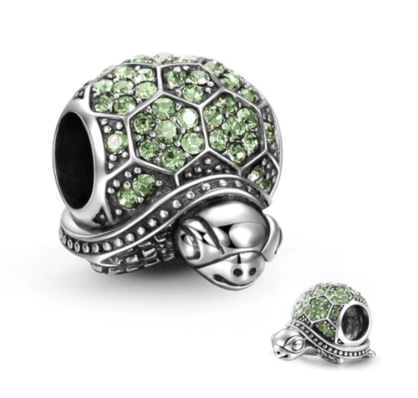 Beautiful Copper Ocean Series Shell Turtle Ship Charm Fit Original Bracelet Accessories Women Jewelry